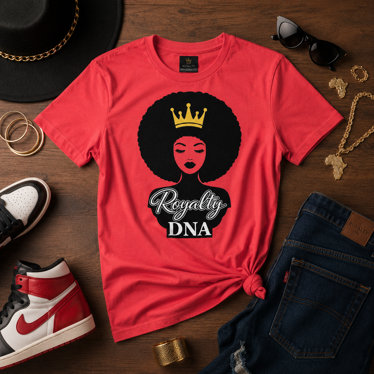 ROYALTY DNA Melanin Statement Tee