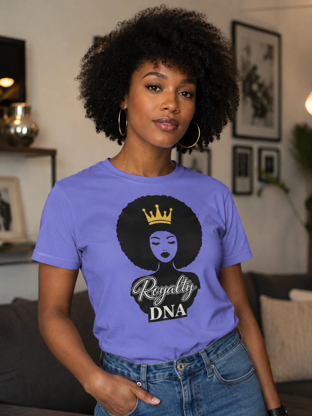 ROYALTY DNA Melanin Statement Tee