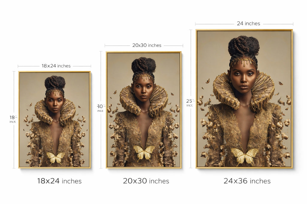 Black Queen Renaissance Wall Art